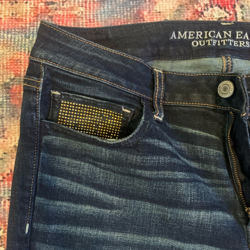 American Eagle Jeans 🦅 Size 12, Hi-Rise Jegging Super Stretch